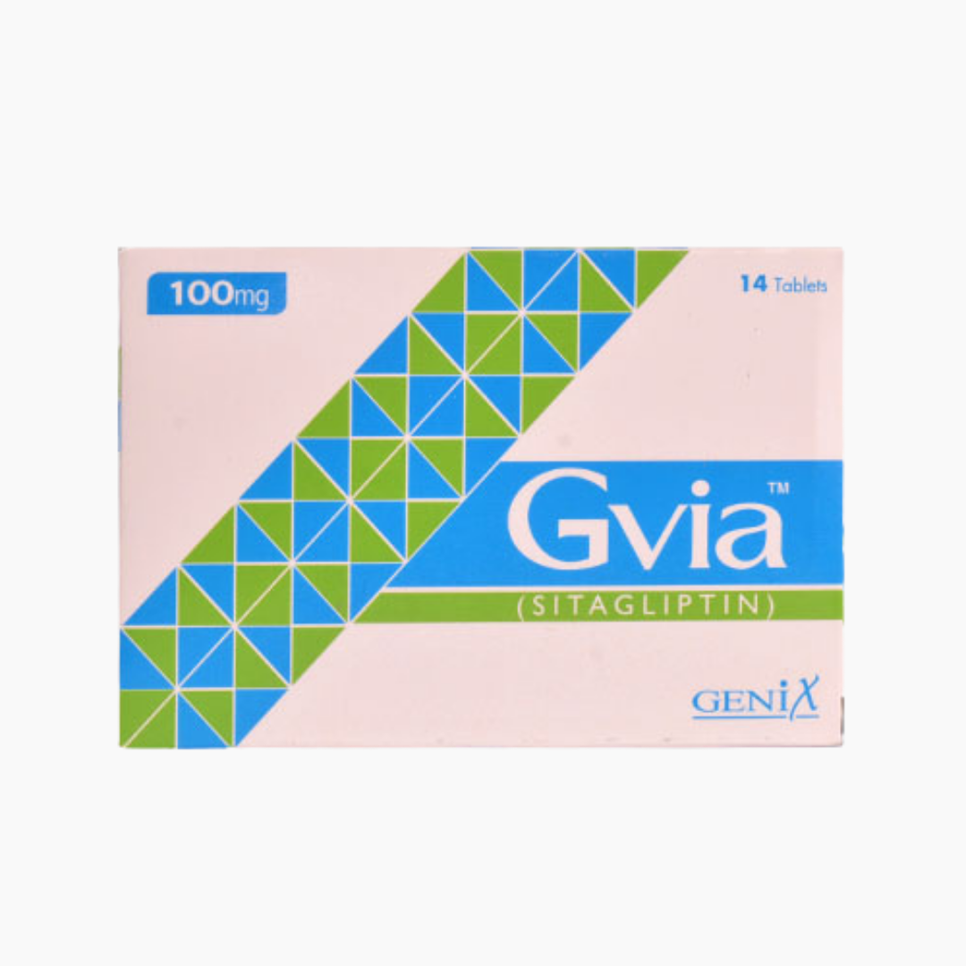 Gvia Tab 100mg 2x7's