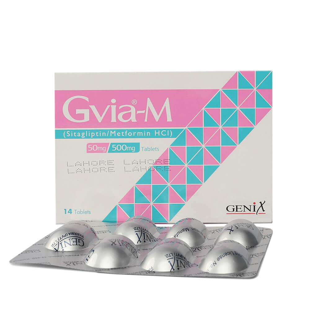 Gvia-M Tab 50mg/500mg 2x7's — image 3 of 3