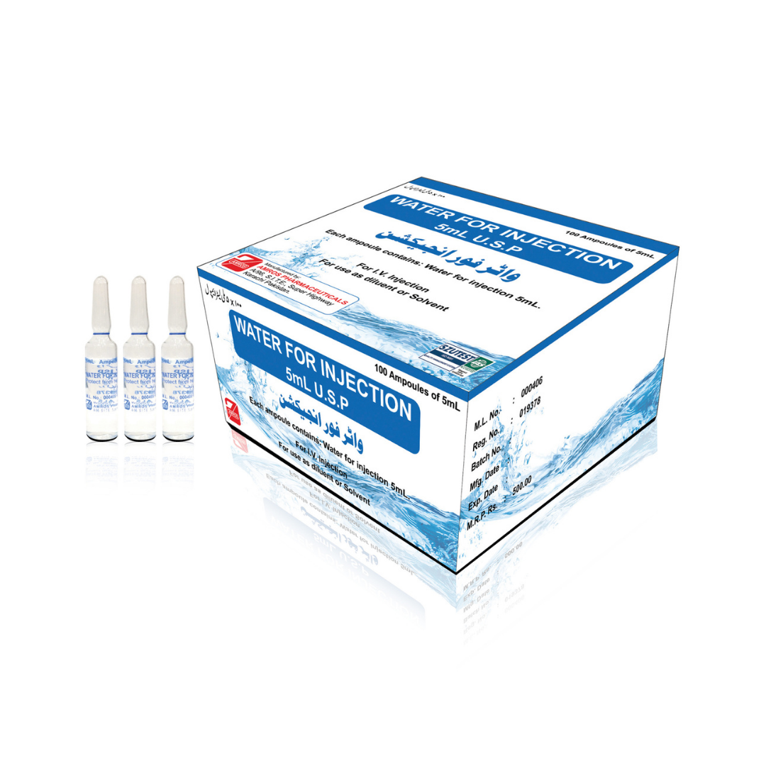 Water For Inj 5ml 100's