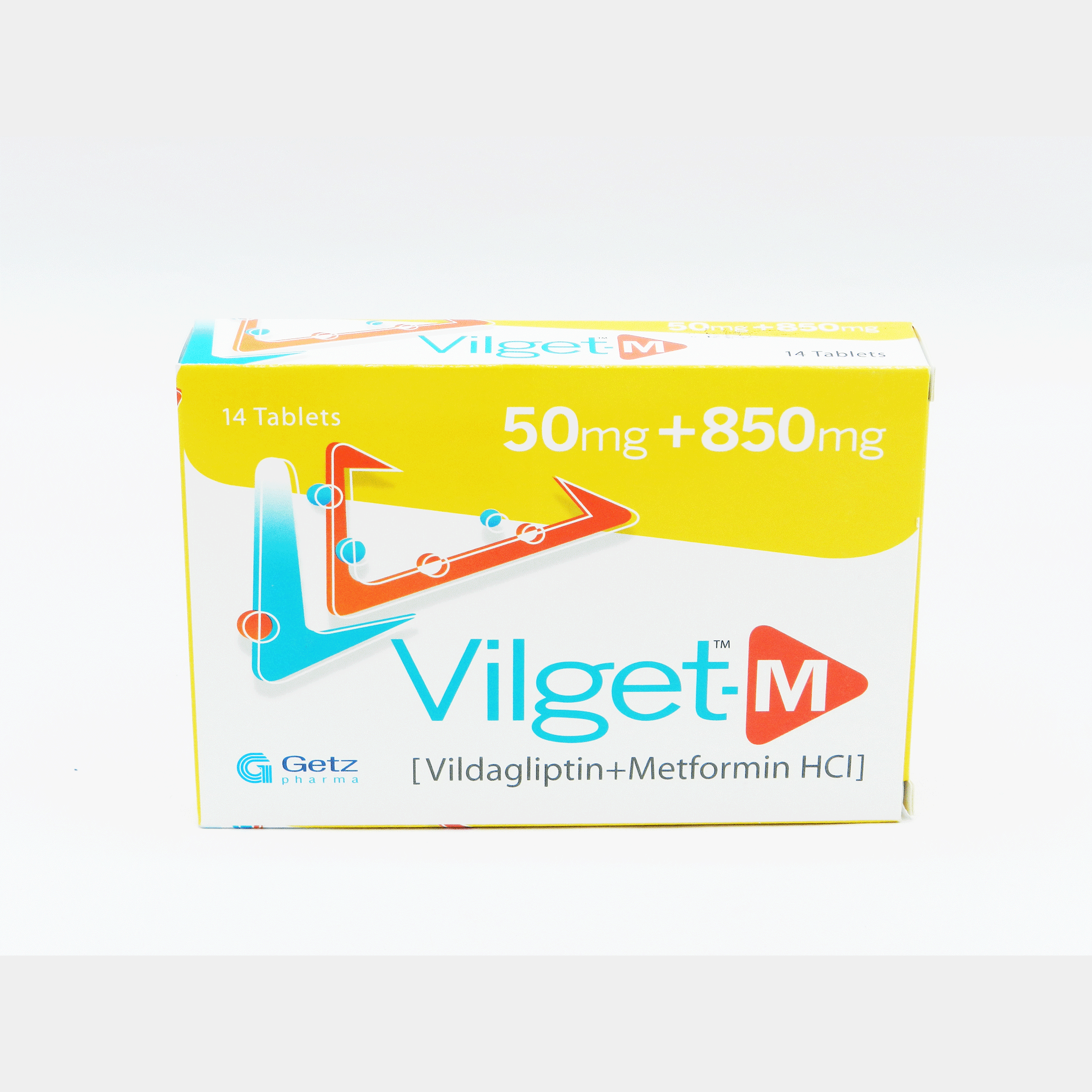 Vilget-M Tab 50mg/850mg 14-s