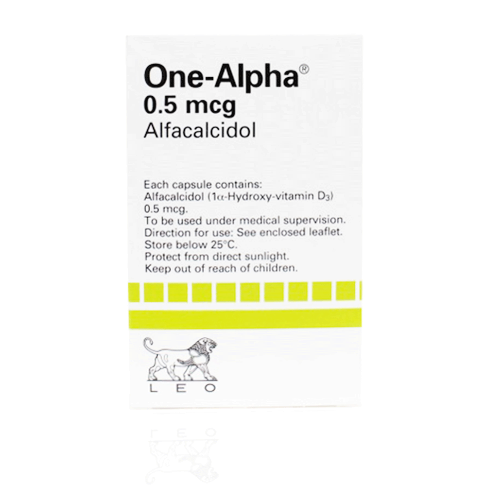 One-Alpha Cap 0.5mcg 100's