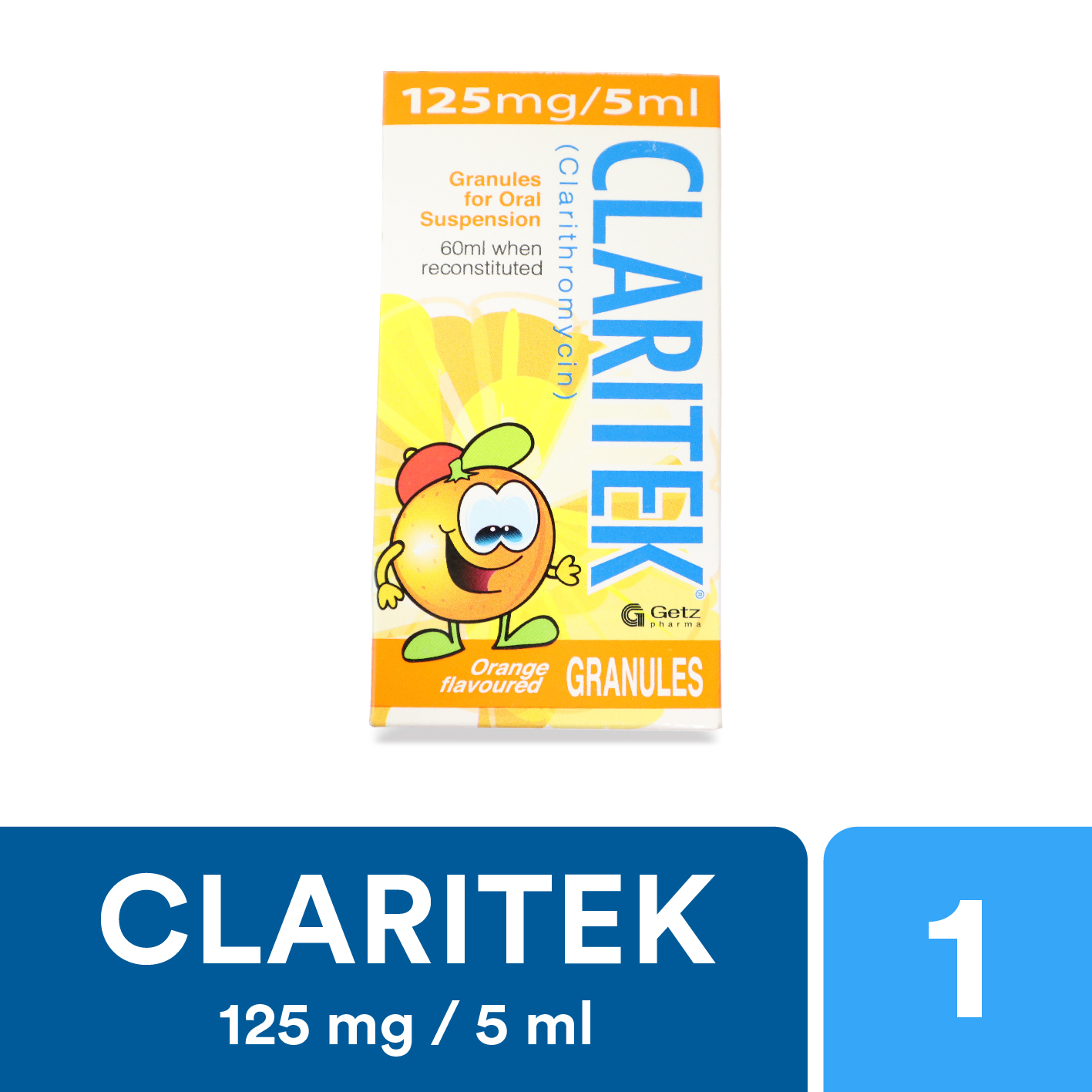 Claritek Susp 125mg/5ml 60ml