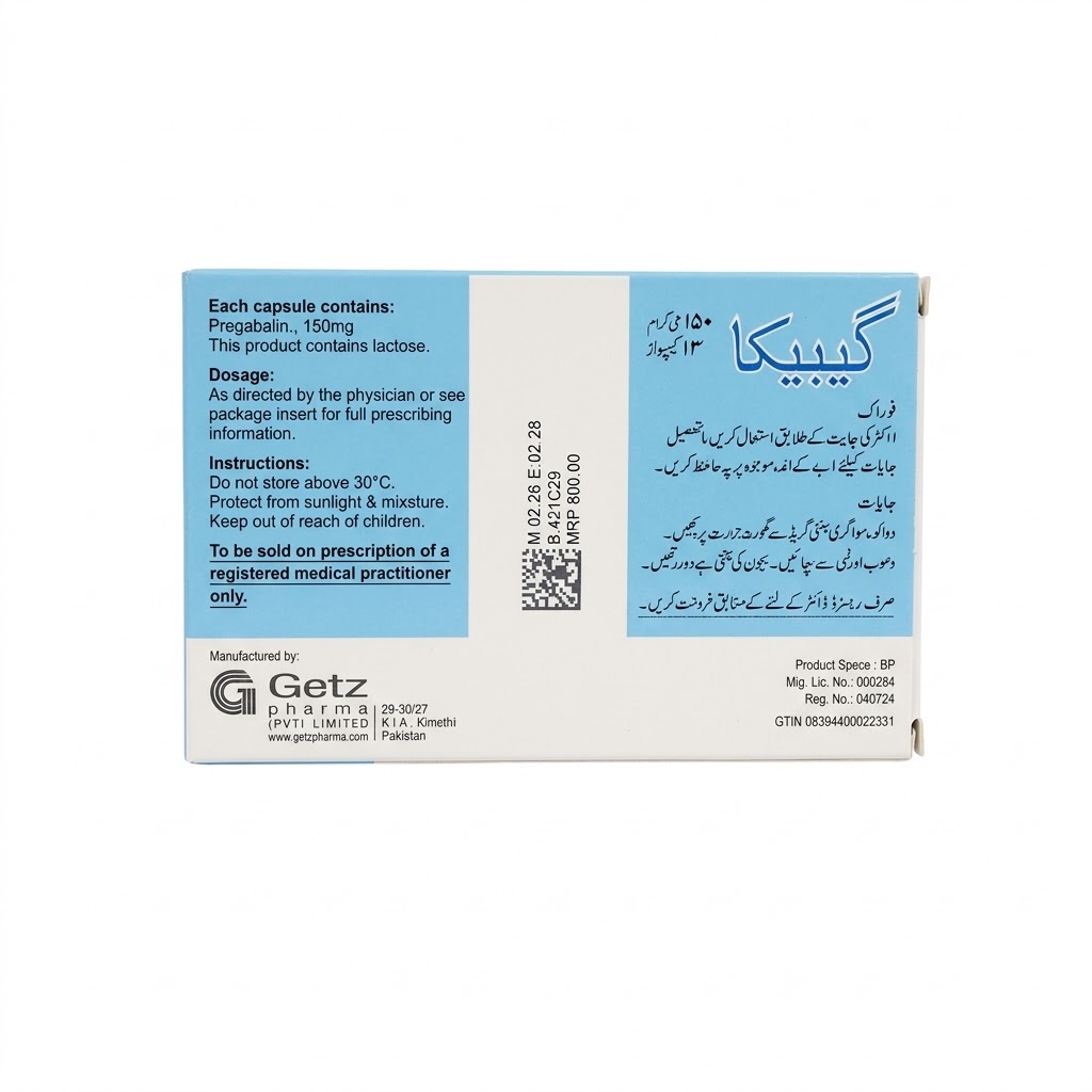 Gabica 150mg Cap 14's — image 3 of 3