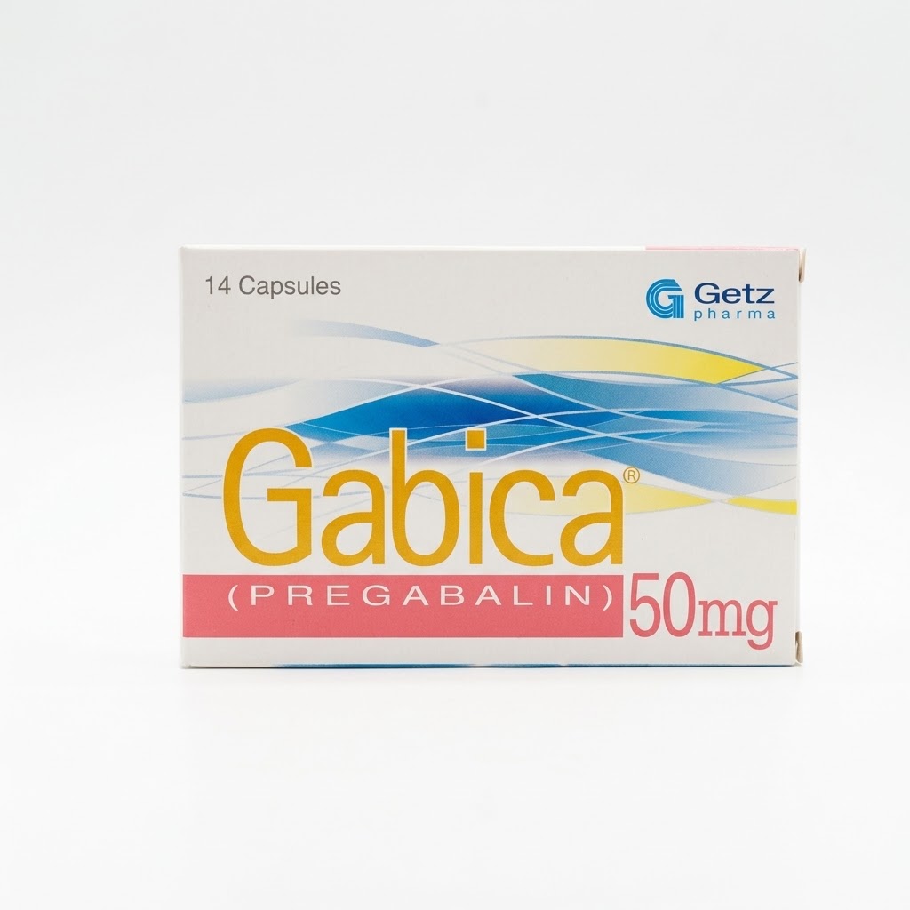 Gabica 50mg cap 14's