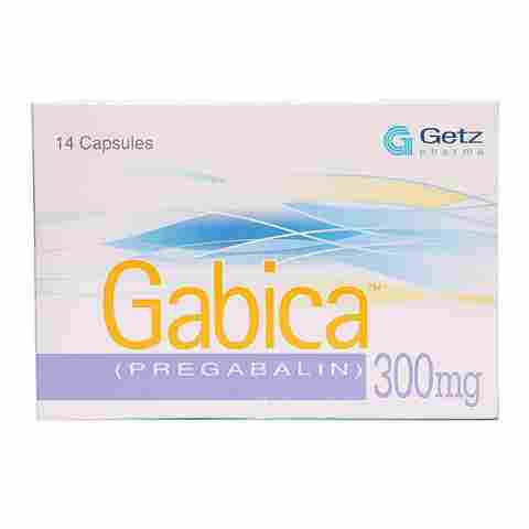 Gabica 50mg cap 14's