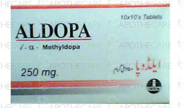 Aldopa Blister Tab 250mg 10x10's