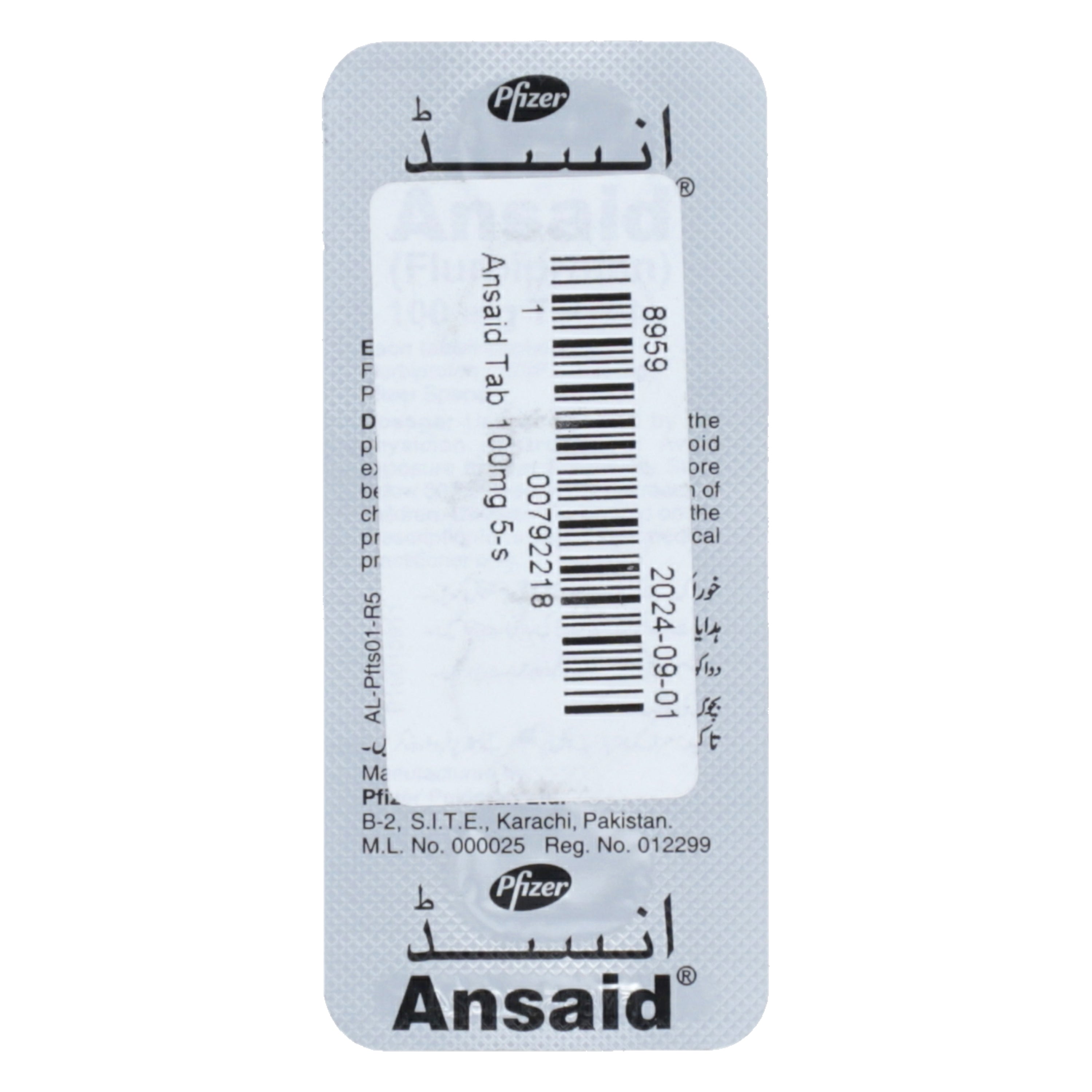 Ansaid Tab 100mg 5-s — image 2 of 2