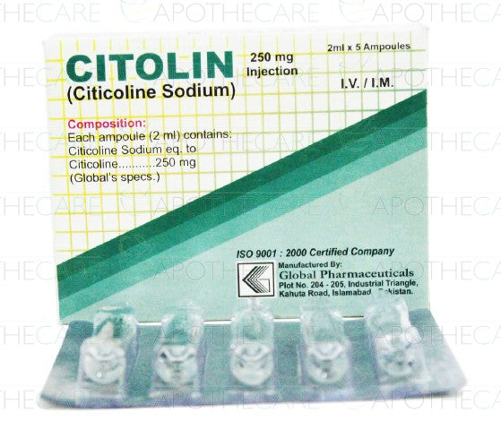 Citolin IV/IM Inj 250mg 5Ampx2ml — image 2 of 2