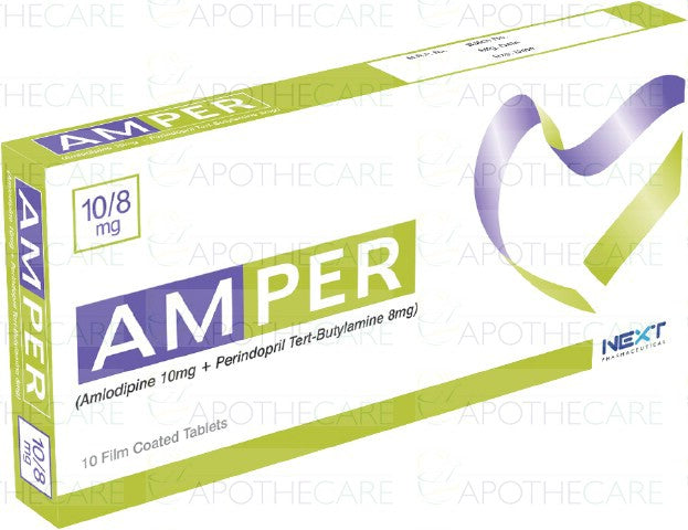 Amper Tab 10mg/8mg 10-s