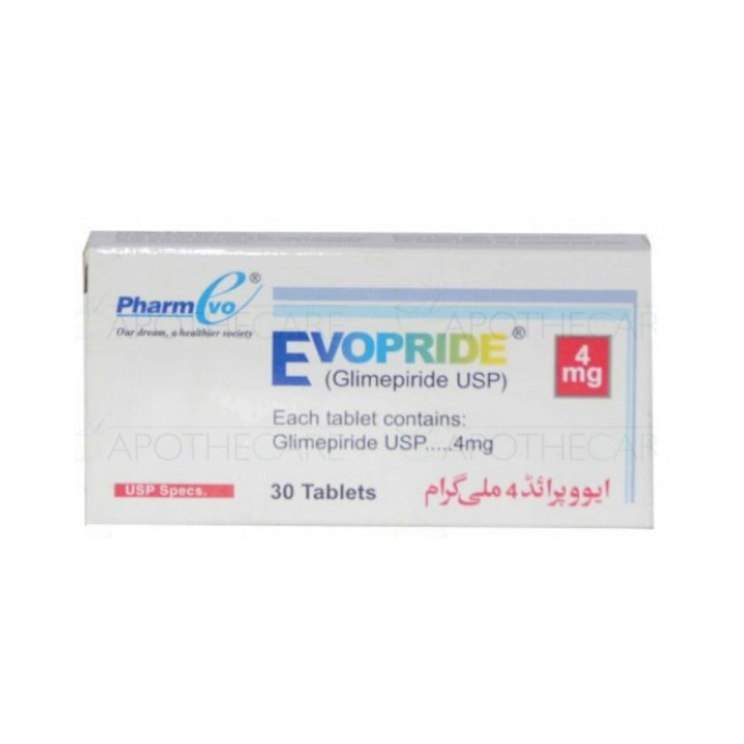 Evopride 4mg Tab 30's