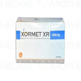 Xormet Xr Tab 1000Mg 5x10's