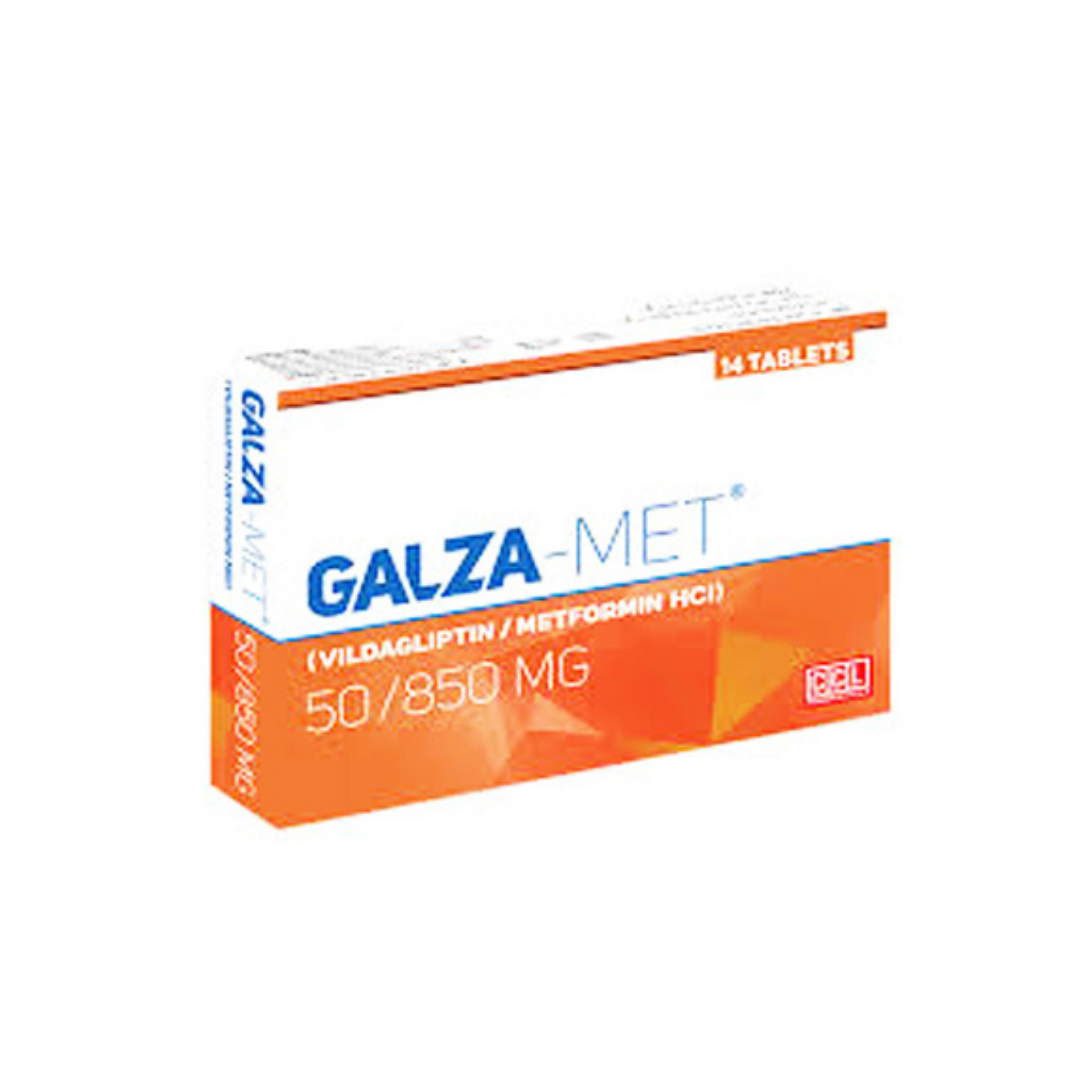 Galza-Met 50mg/850mg Tab 14-s