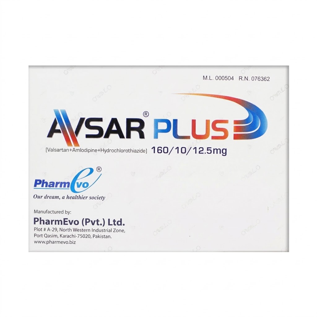 Avsar Plus Tab 160mg/10mg/12.5mg 28-s