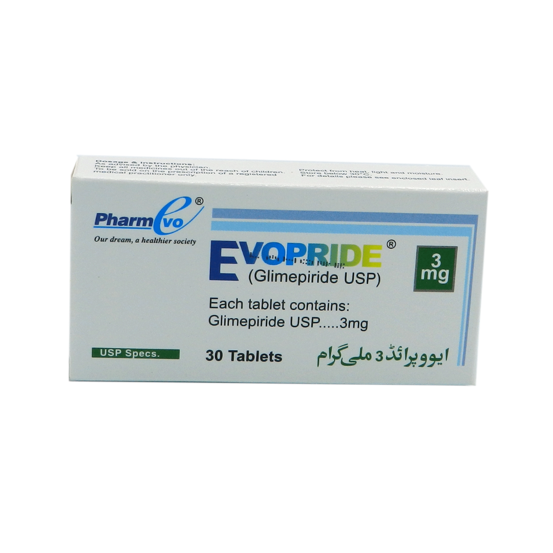 Evopride 3mg Tab 30's