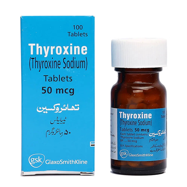 Thyroxin Tab 50mcg 100's