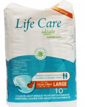 Diaper Life Care Large 10-s