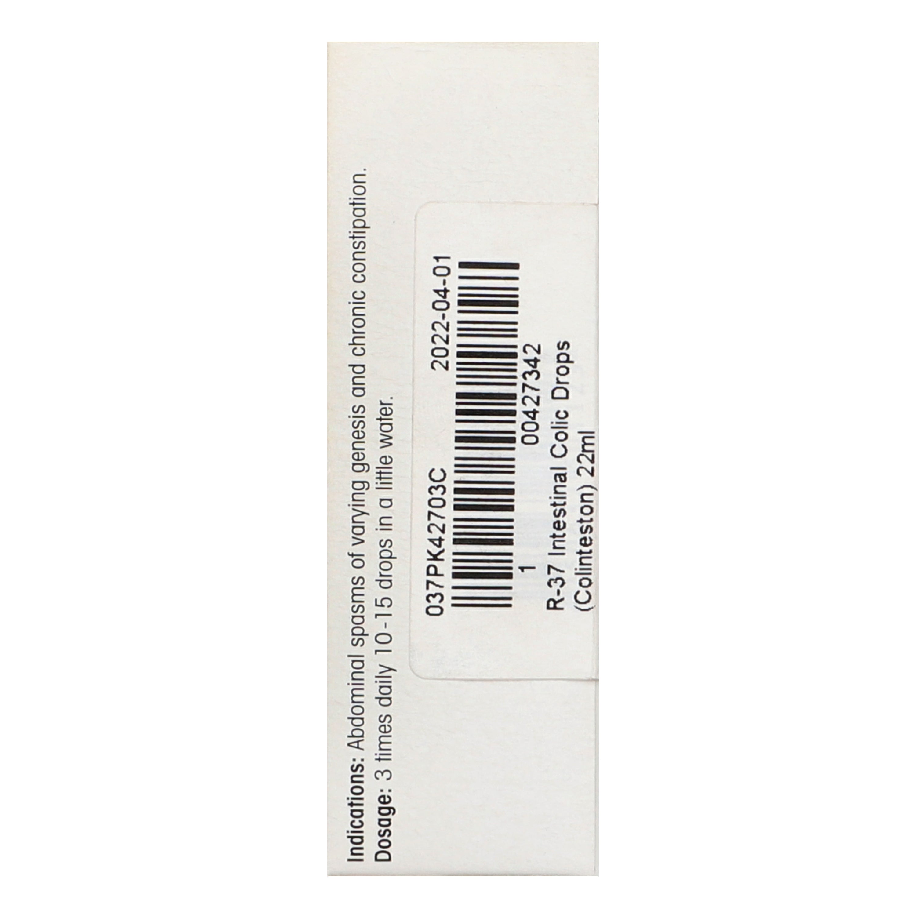 R-37 Intestinal Colic Drops (Colinteston) 22ml — image 5 of 6