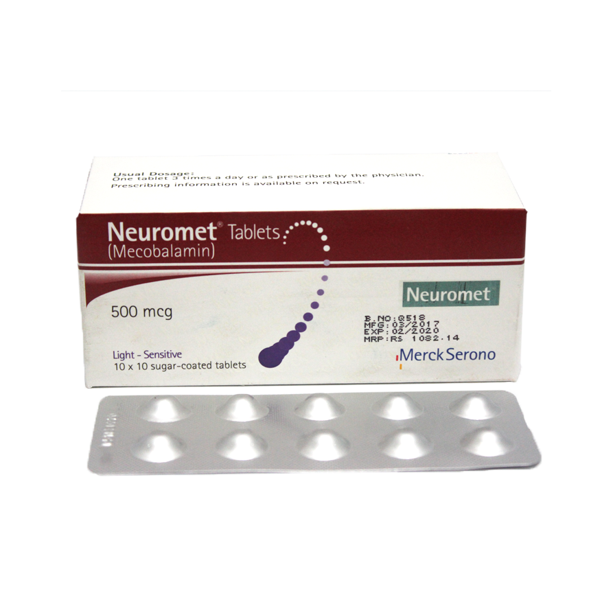 Neuromet Tab 500mcg 1X10-s