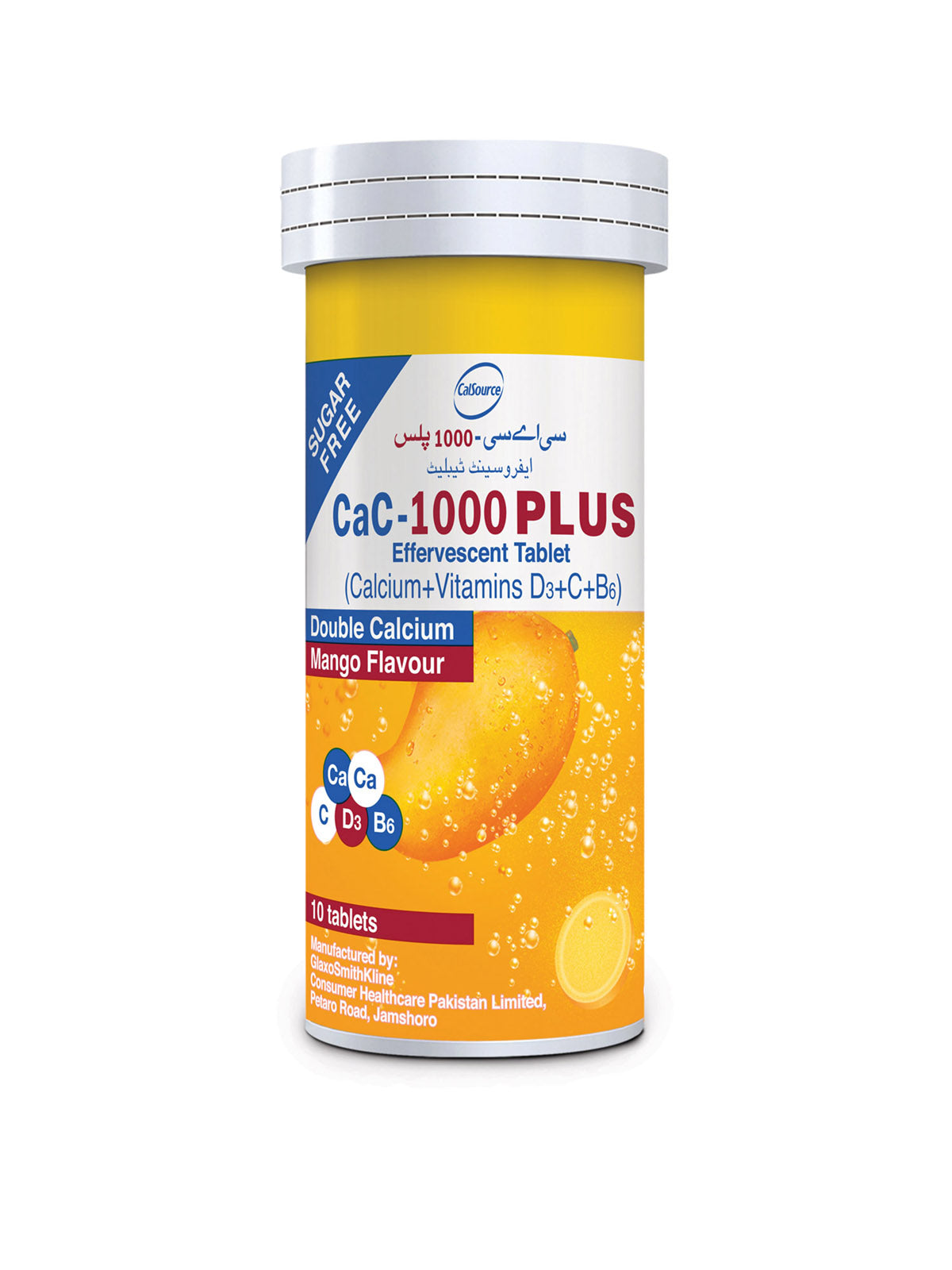 Cac-1000 Plus Mango Flavour Tab 10-s