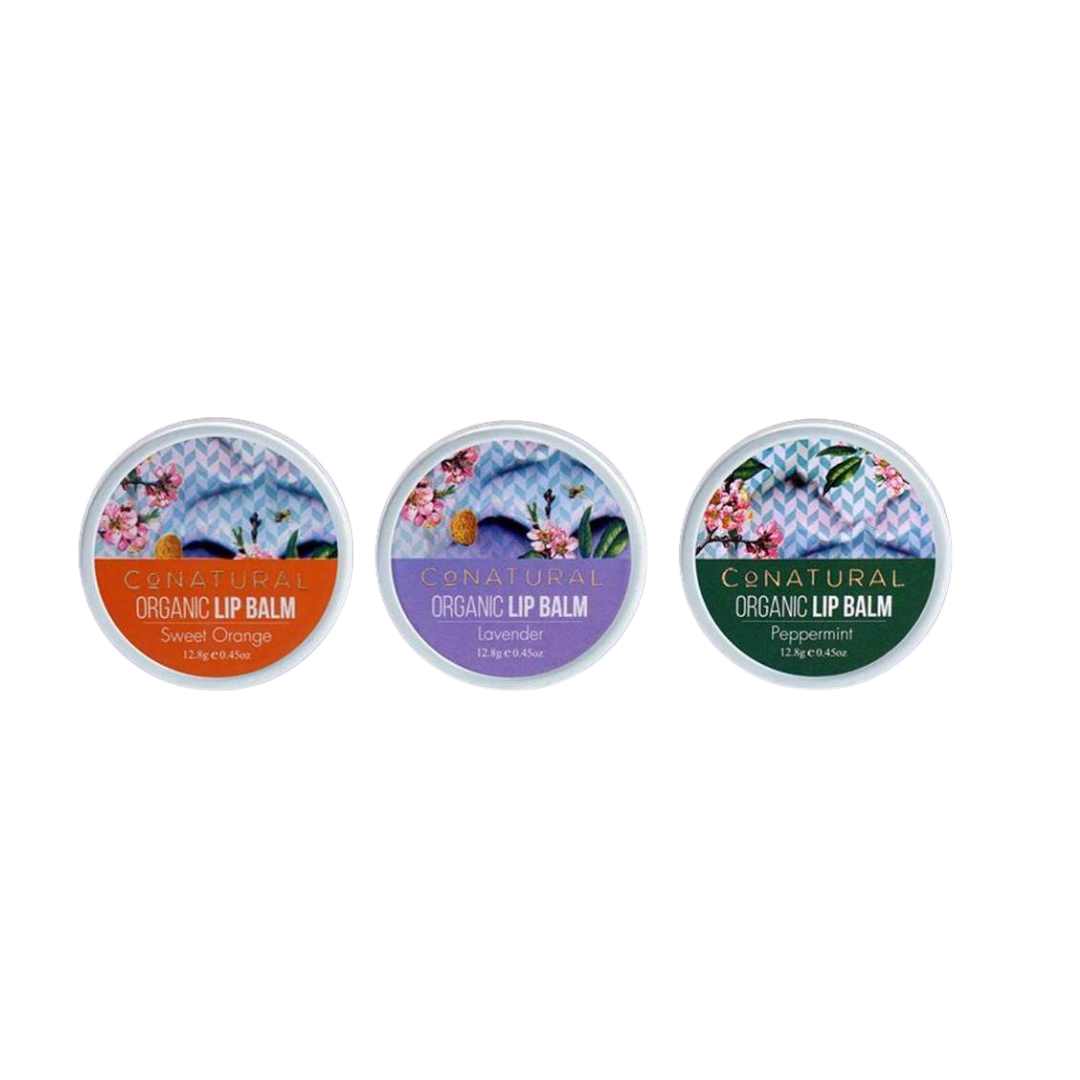 Organic Lip Balm (Set of 3) 12.8gx3