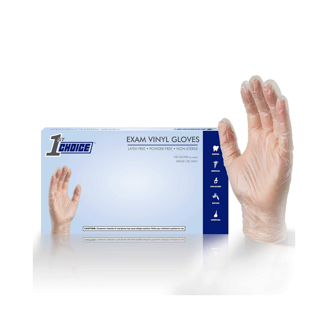Vinyl Examination Non Sterile Medium Gloves 10's