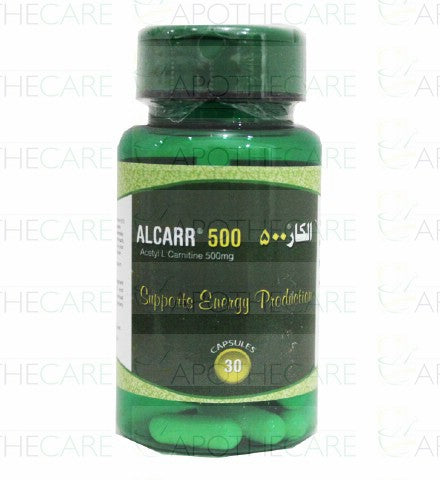 Alcarr Cap 500mg 30's