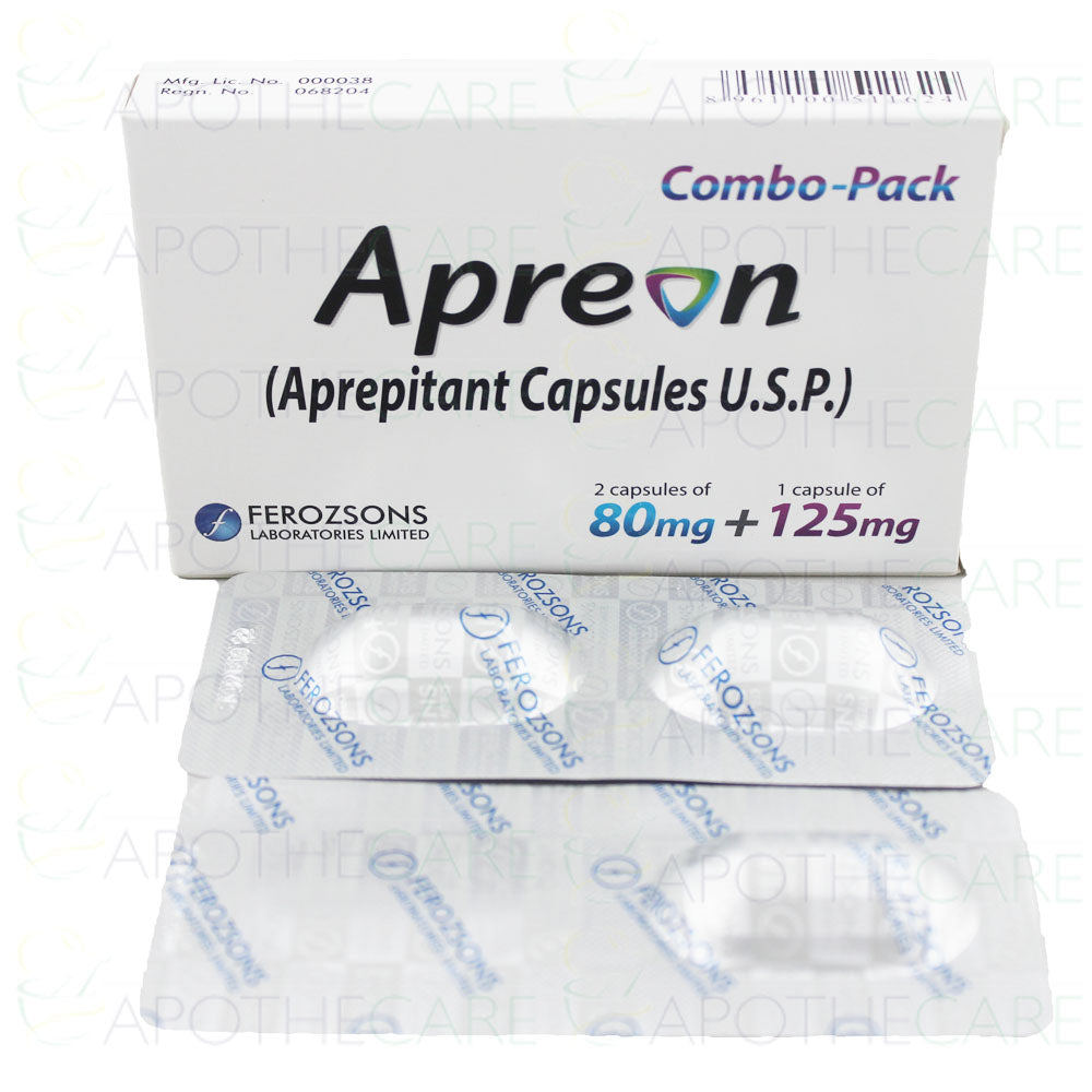 Apreon Cap Combo Pack 80mg/125mg 2+1 Pack