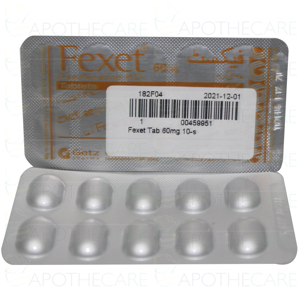 Fexet Tab 60mg 10-s
