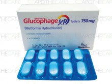 Glucophage XR Tab 750mg 3x10-s