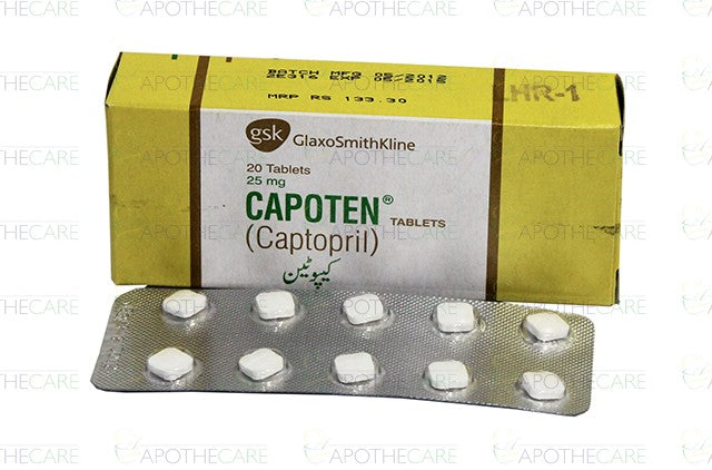 Capoten Tab 25mg 10-s