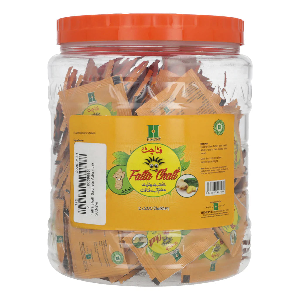 Fatta chatt Sachets Adrak Jar 200x2's
