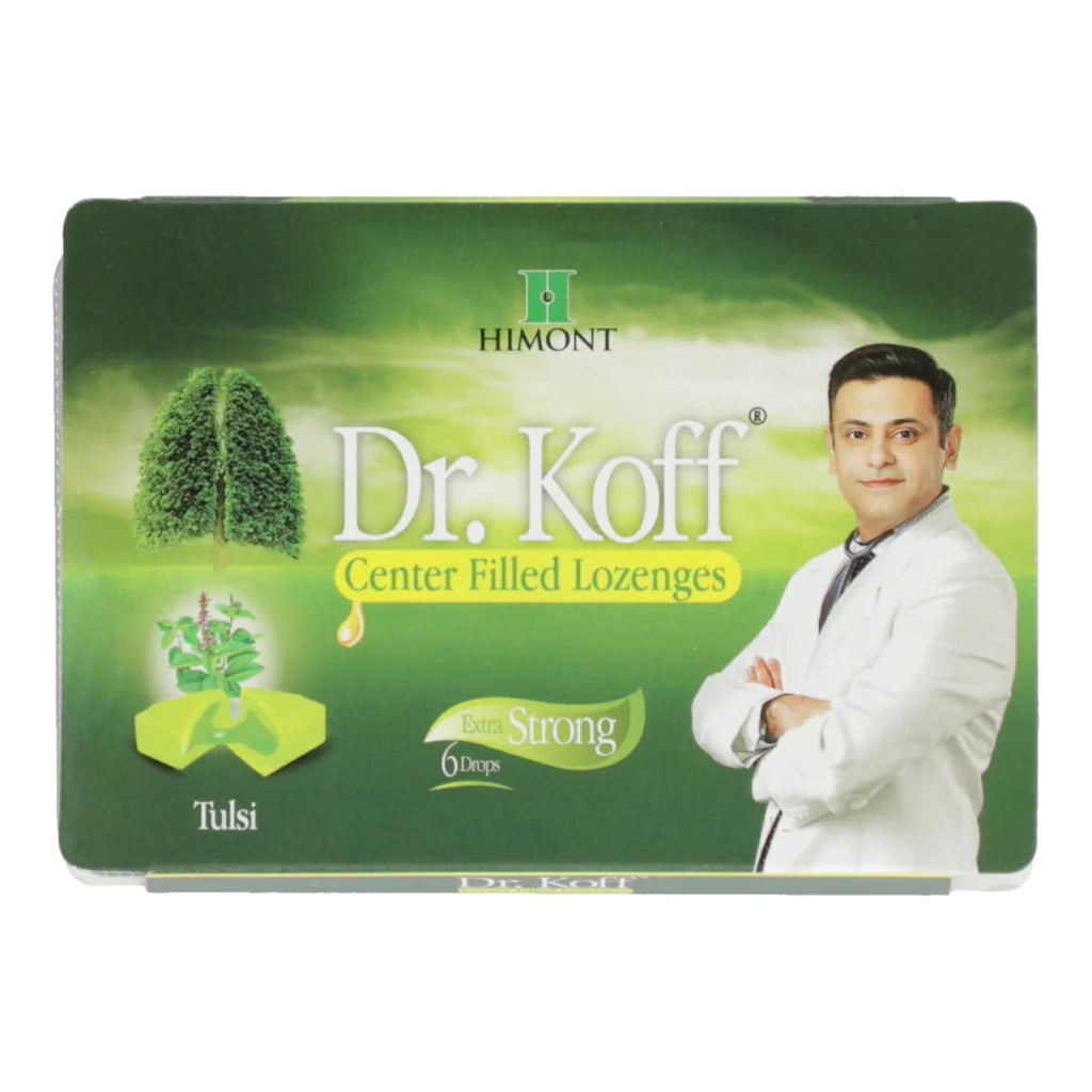 Dr Koff Tulsi Lozenges (Center Filled ) 10x6-s
