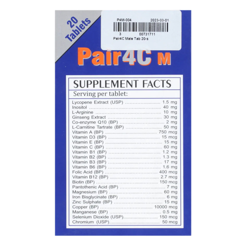 Pair4C Male Tab 20's — image 2 of 4