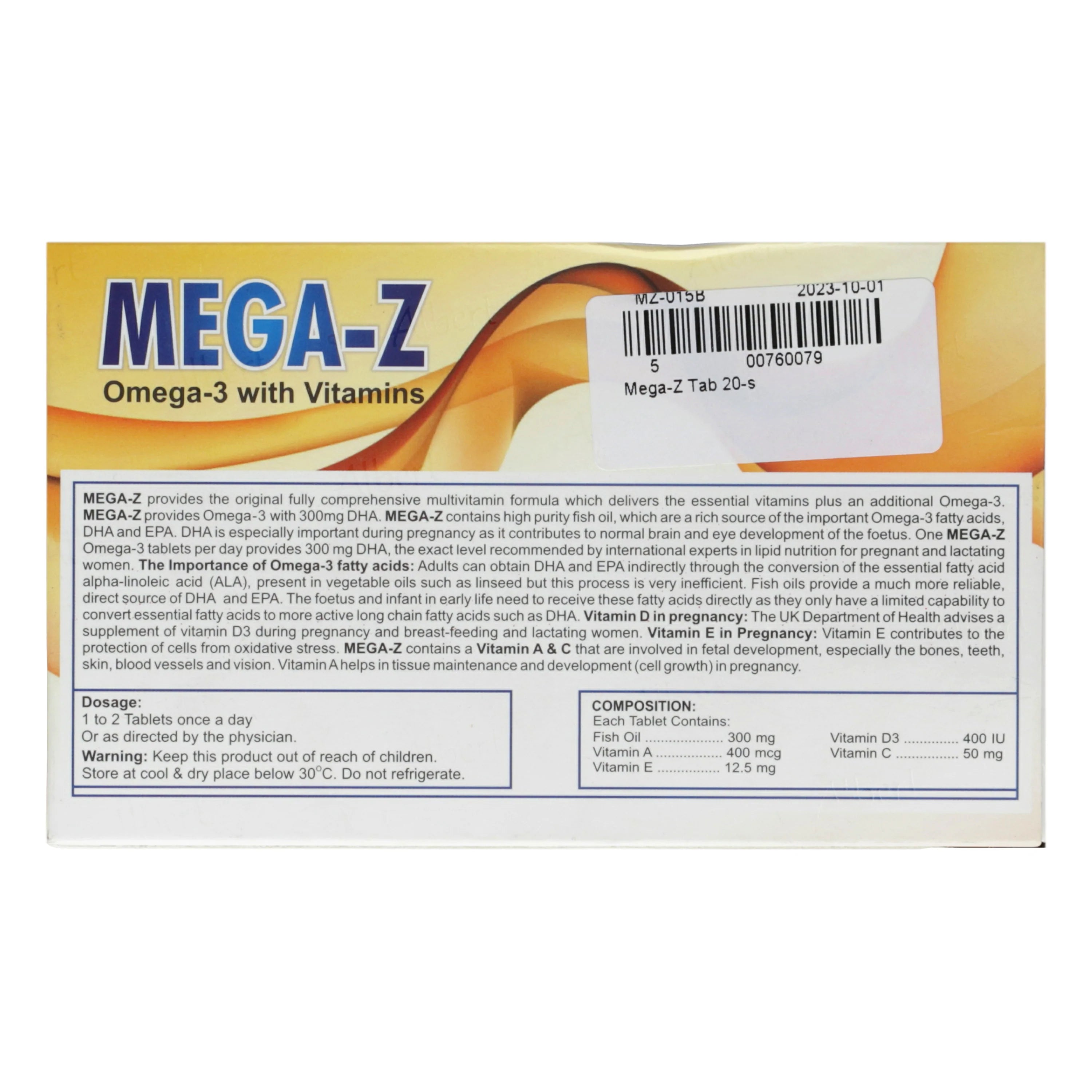 Mega-Z Tab 20's — image 2 of 4