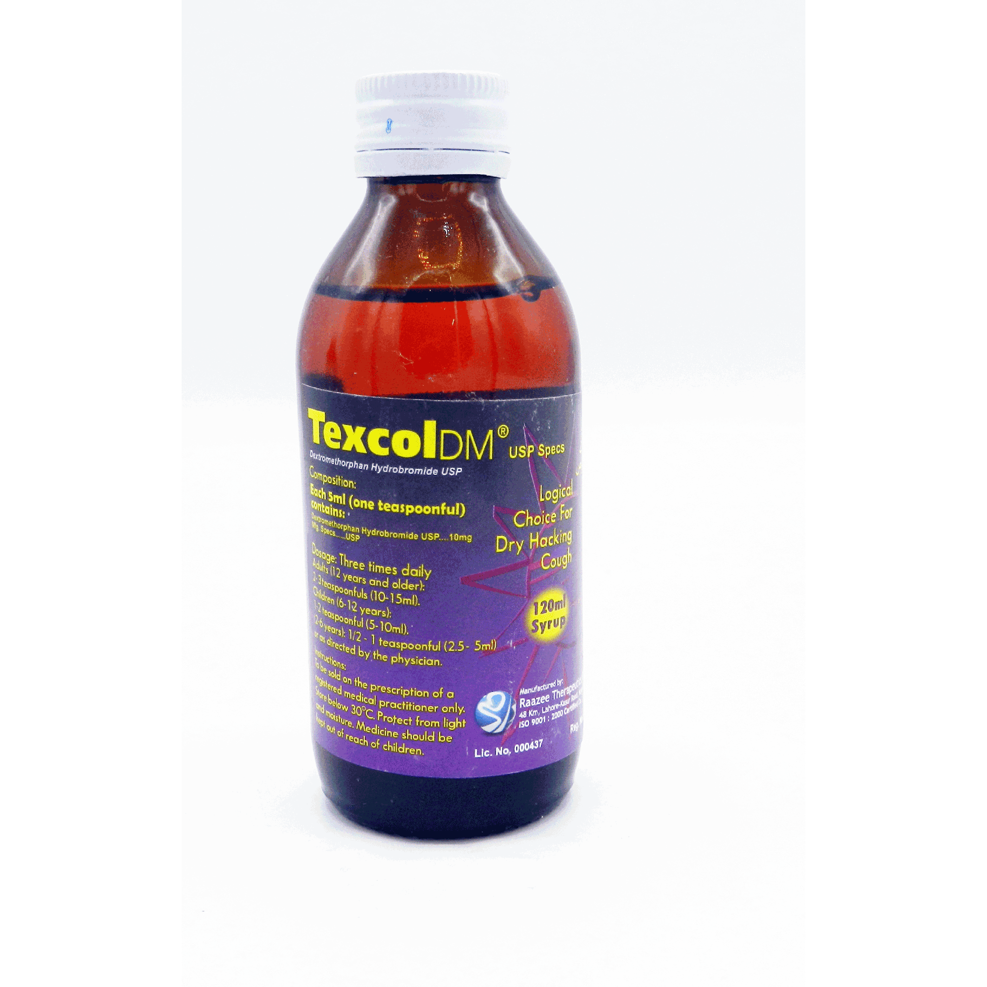 Texcol DM Syp 10mg/5ml 120ml