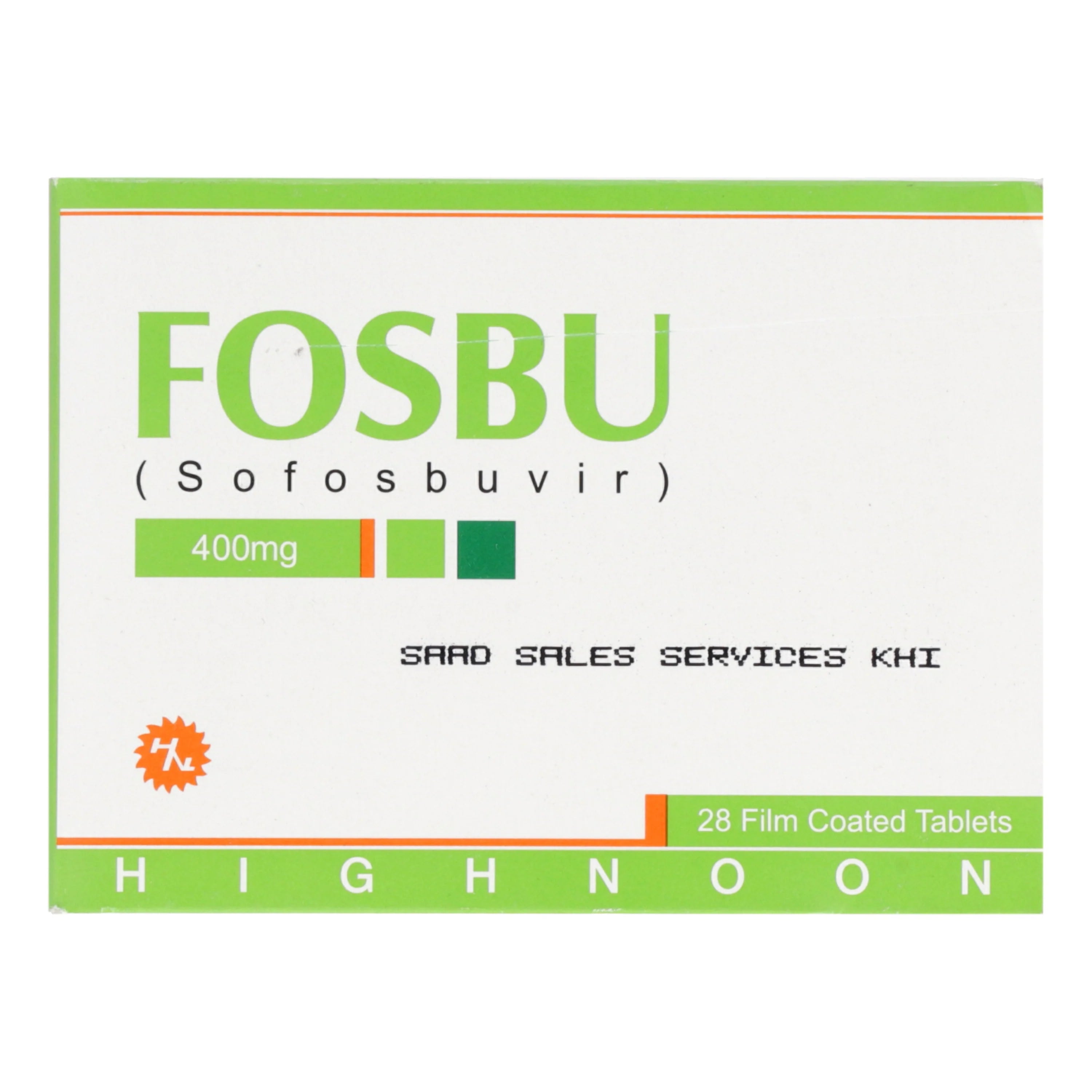 Fosbu Tab 400mg 28's