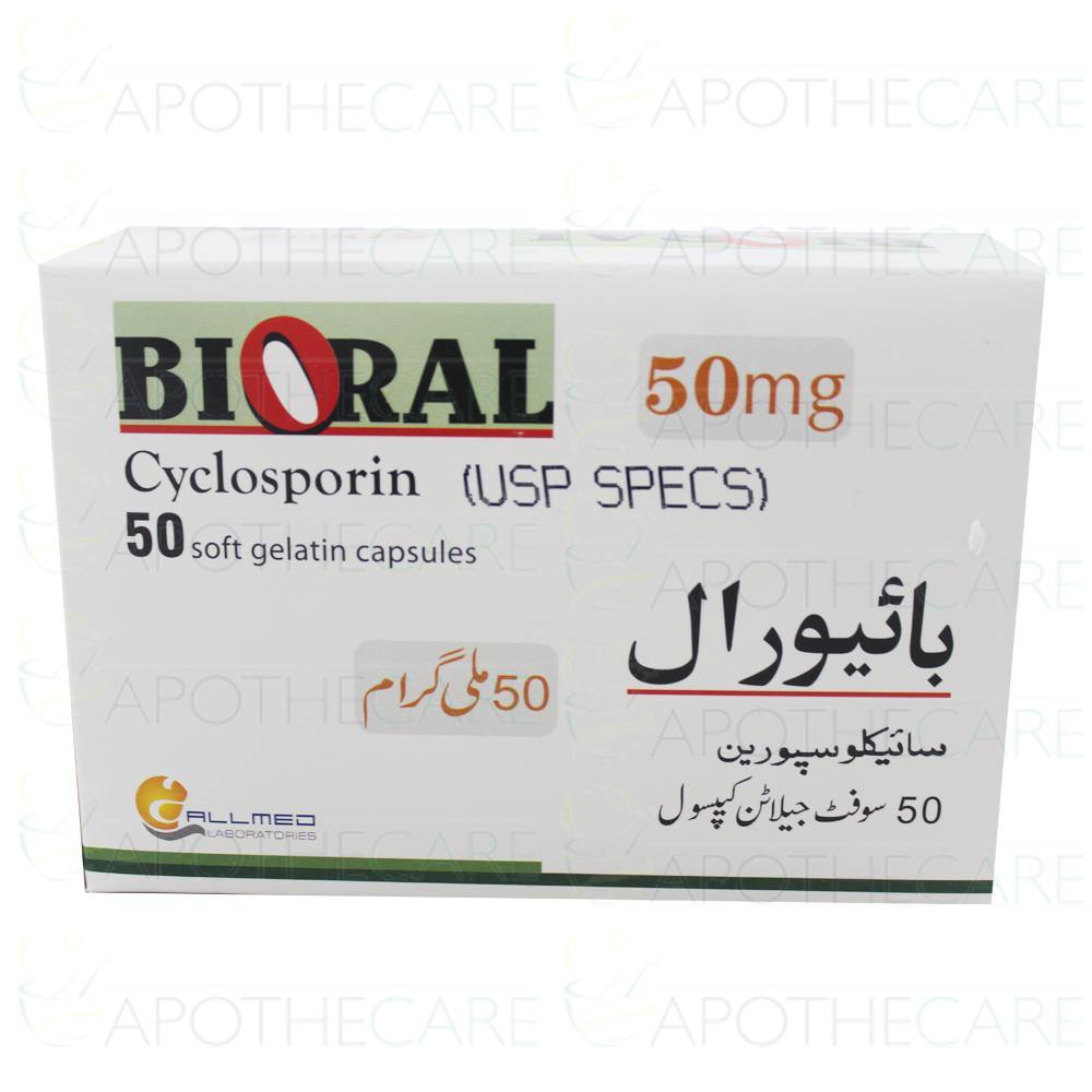 Bioral Cap 50mg 50's