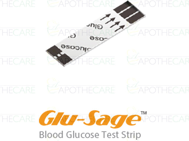 Glu-Sage Smartphone Glucose Testing Strips 50's