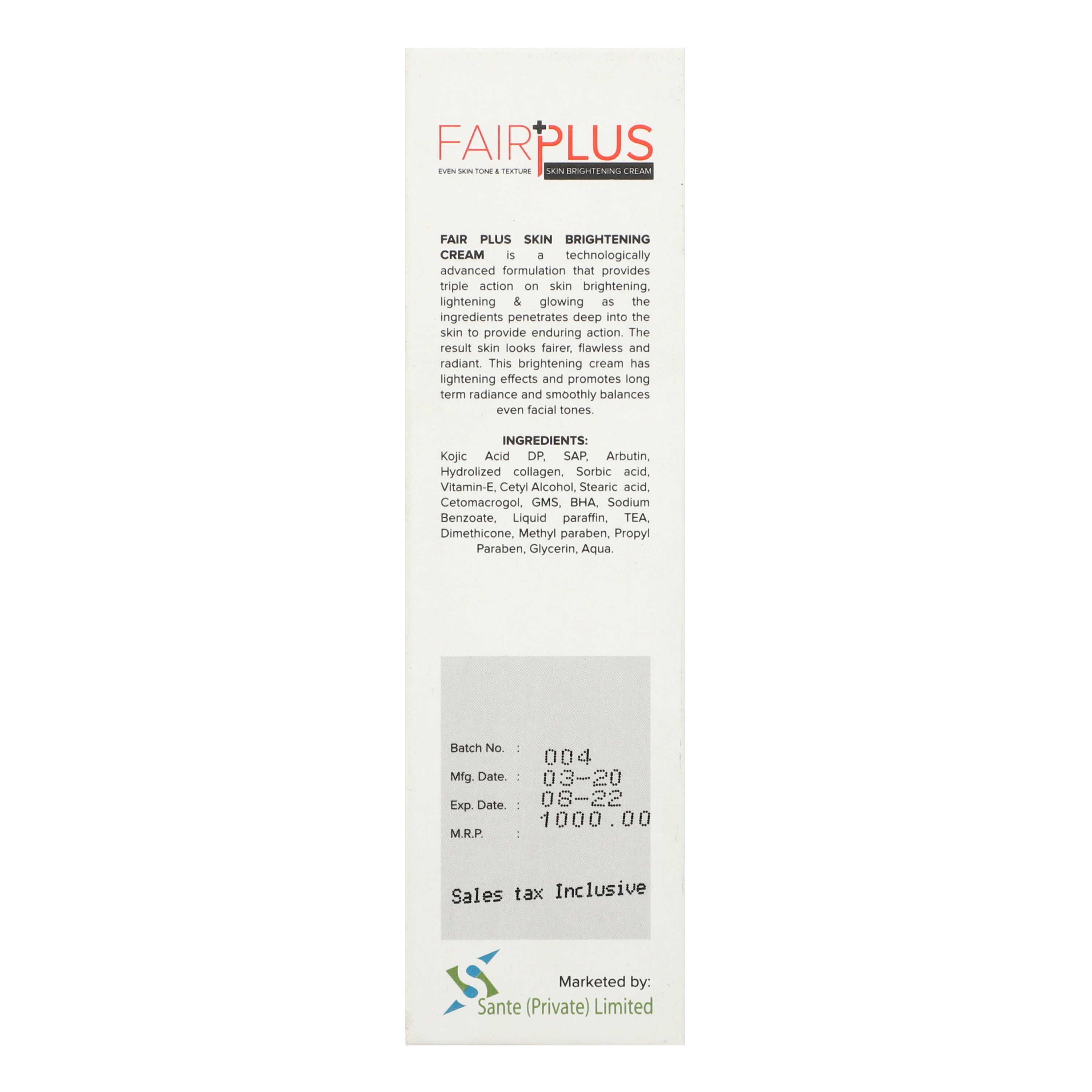 Fairplus Cream 30gm — image 3 of 6