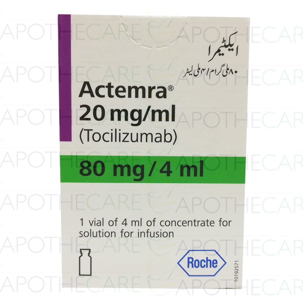 Actemra Inj 80mg/4ml Vial 1's