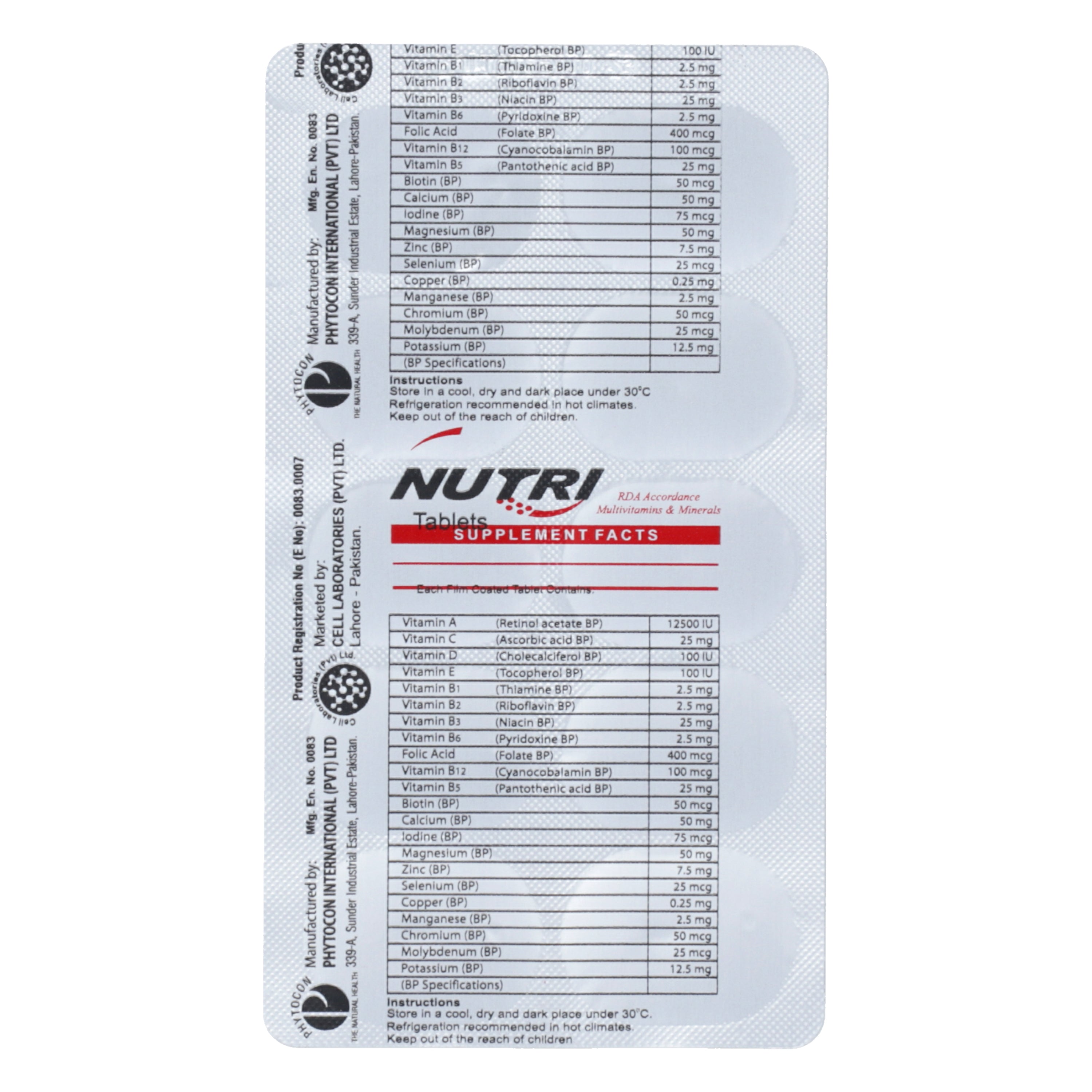 Nutri Tab 20's — image 6 of 6