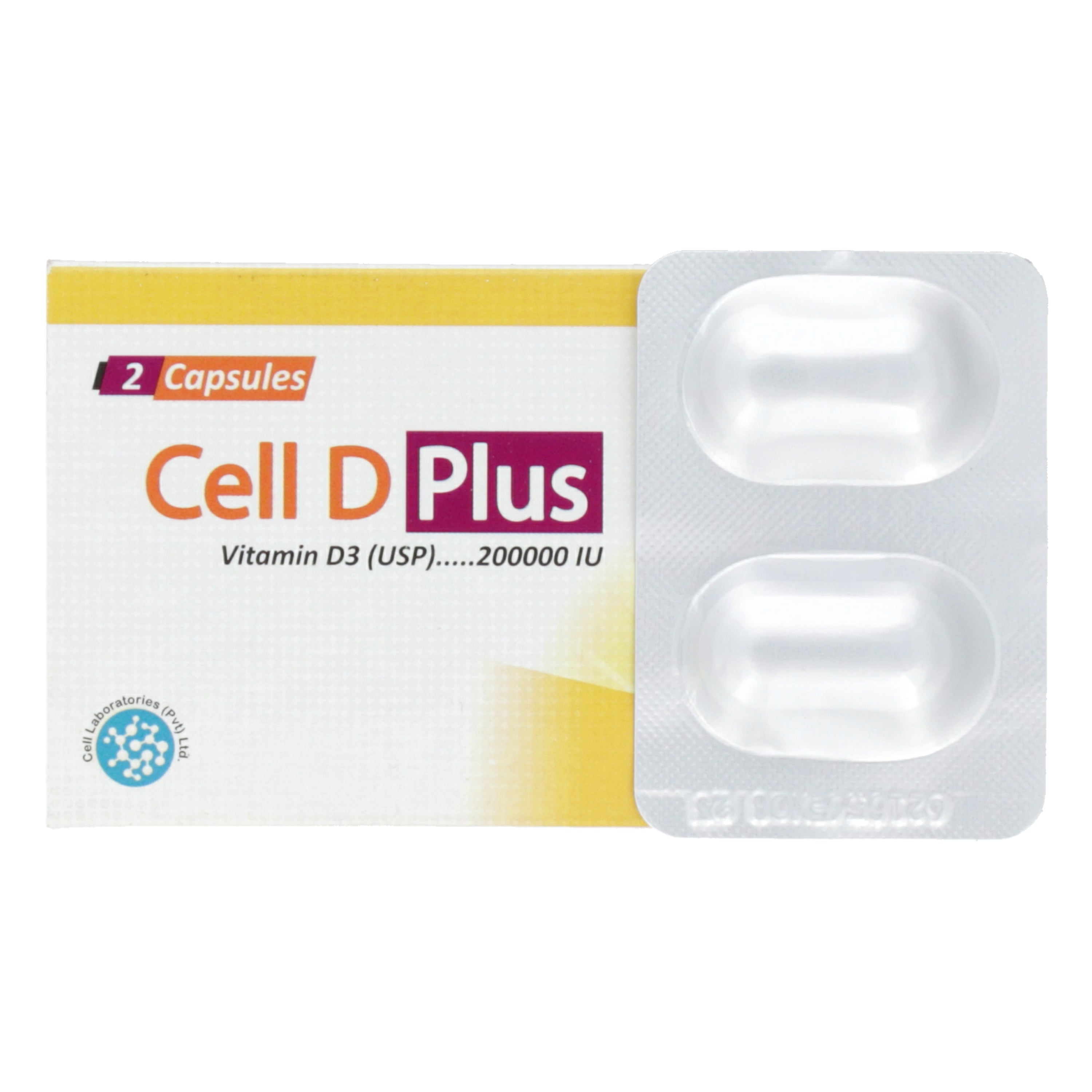 Cell-D Plus 200000IU Cap 2's — image 4 of 6