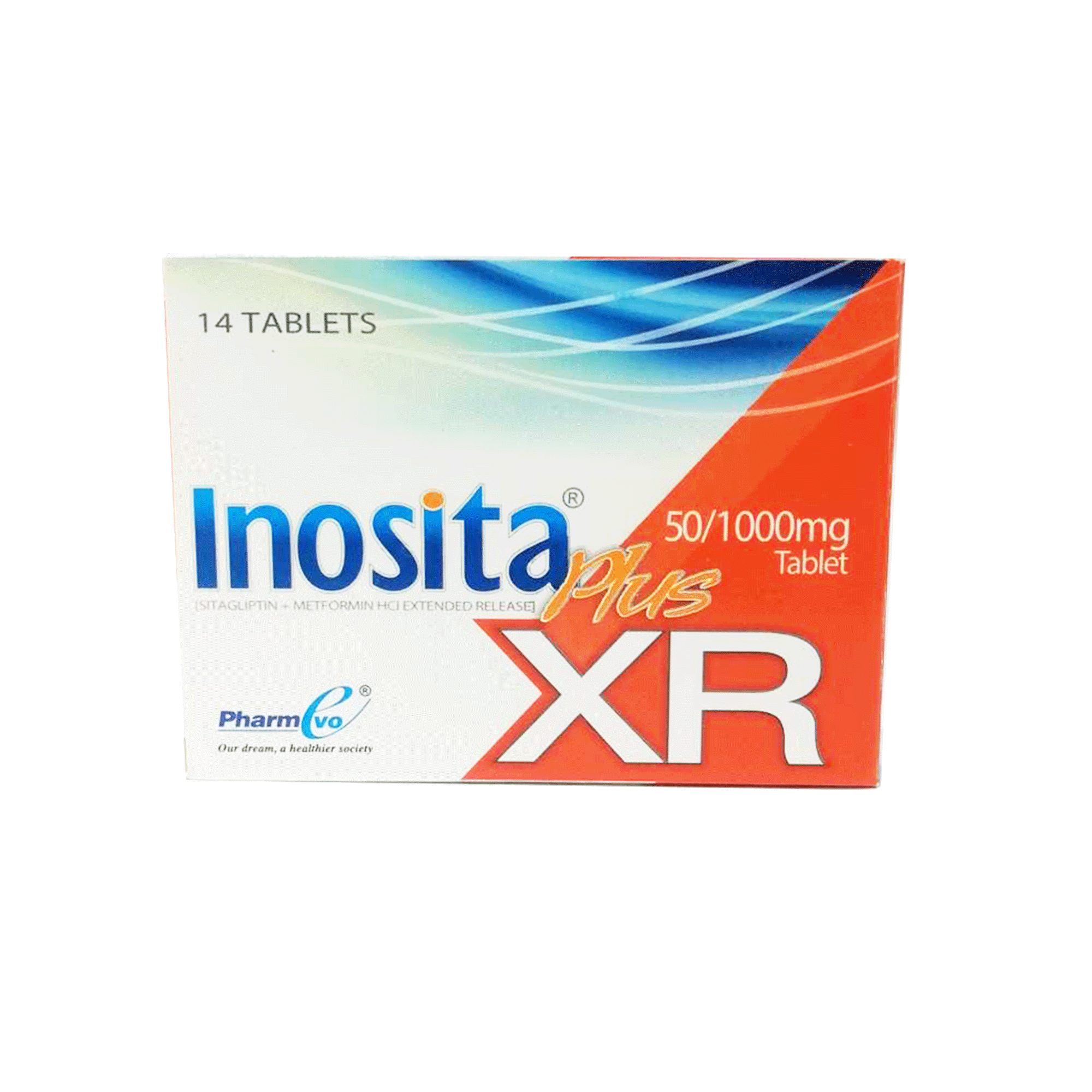 Inosita Plus XR Tab 50/1000mg 14-s