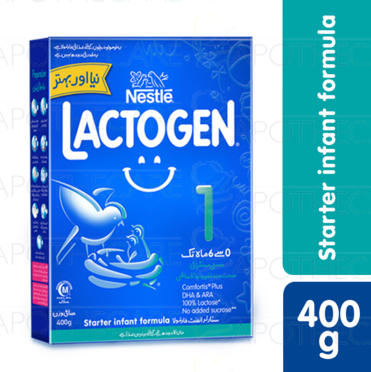 NESTLE LACTOGEN 1 Starter Infant Formula (for 0 to 6 months) 400g