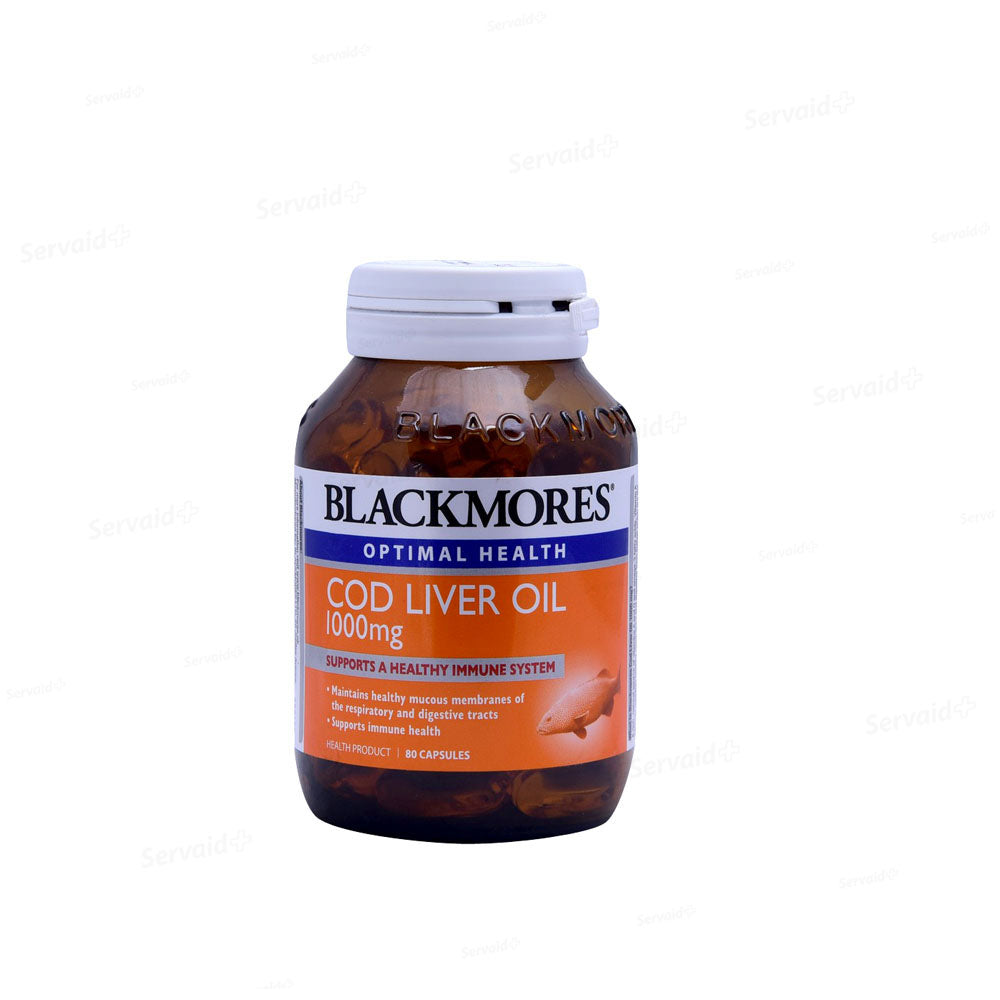 Cod Liver Oil 1000 Cap 80's