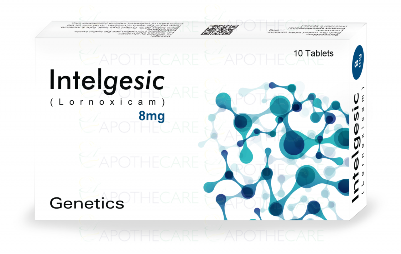 Intelgesic Tab 8mg 10's