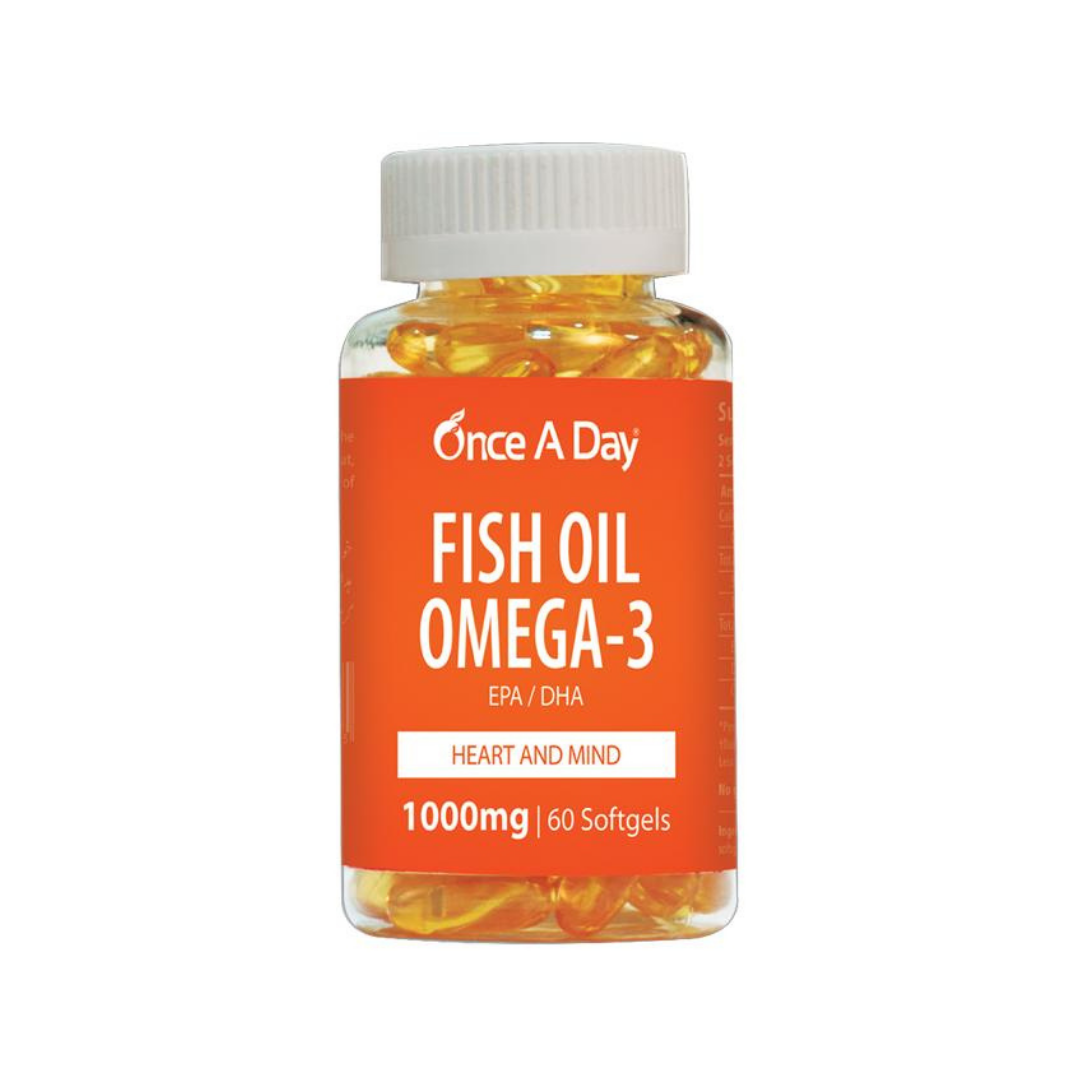 Once-A-Day Fish Oil Omega-3 Softgel Cap 60's