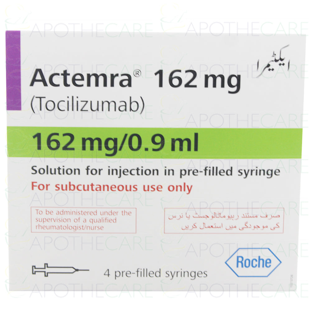 Actemra 162mg/0.9ml inj 4's