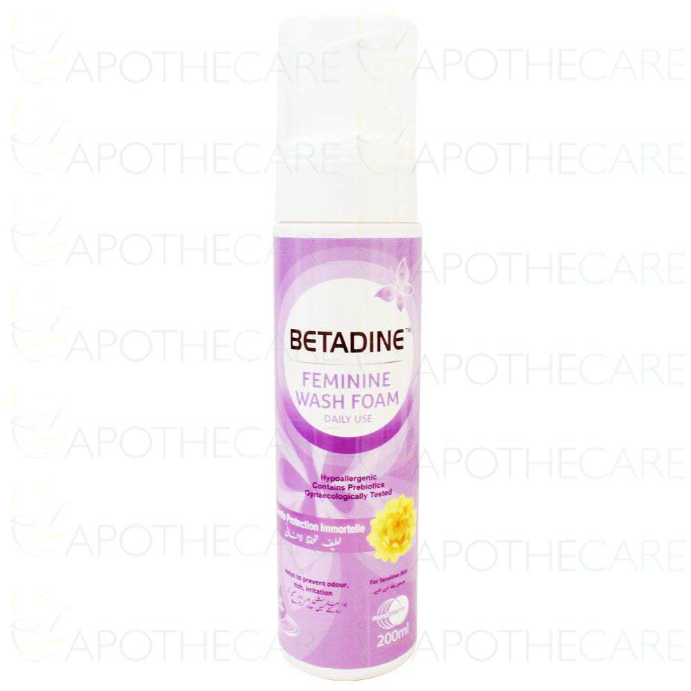 Betadine Feminine Wash Foam Pump 200ml