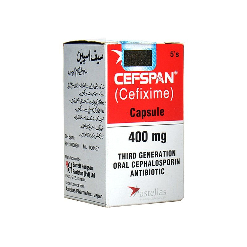 Cefspan Cap 400mg 5’s